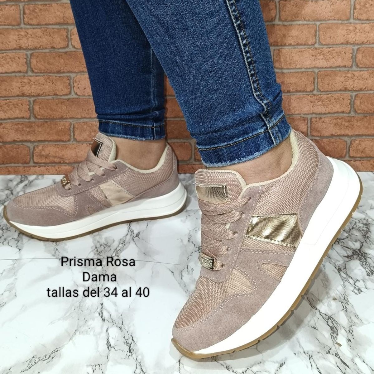 URBAN PLUS - TENIS PARA MUJER ROSADO