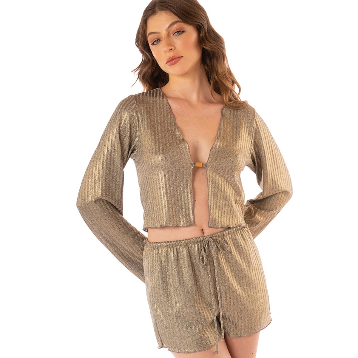 KIBYS - SHORT CORTO DORADO KIBYS 9273