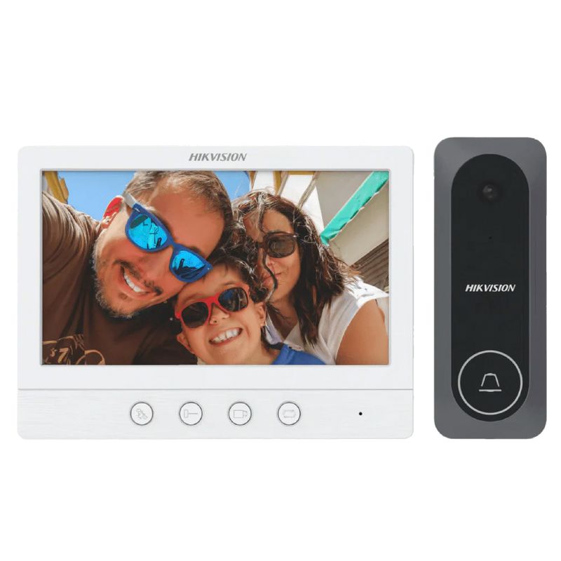 HIKVISION - Kit Videoportero Hikvision Ds-kis212 Monitor 7