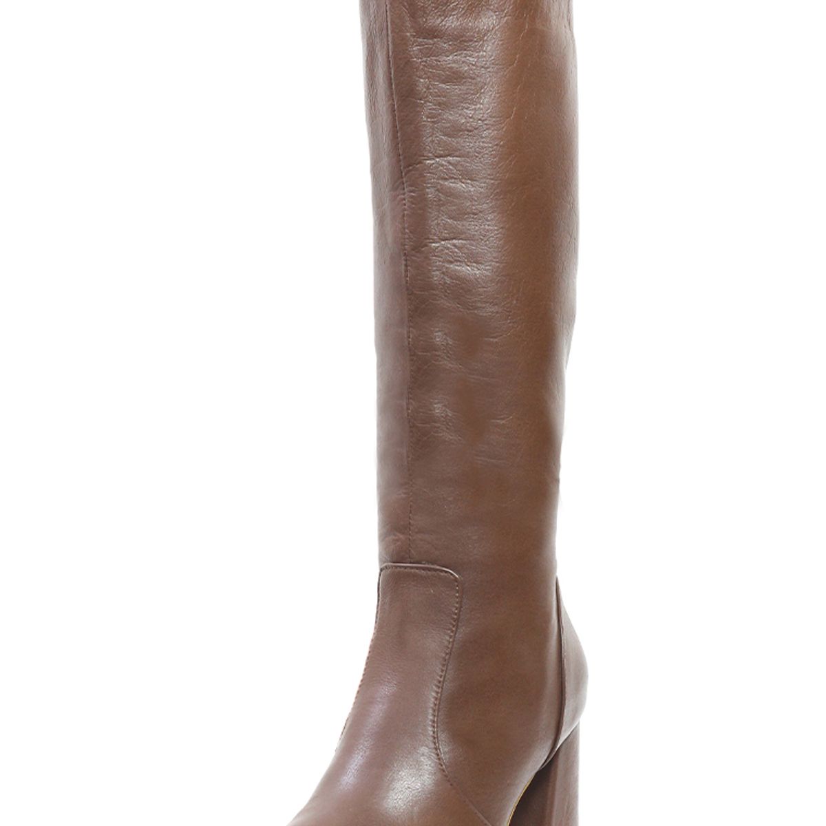 BALLERINA - Botas Altas De Cuero Color Coñac Para Mujer Ballerinas Alexa