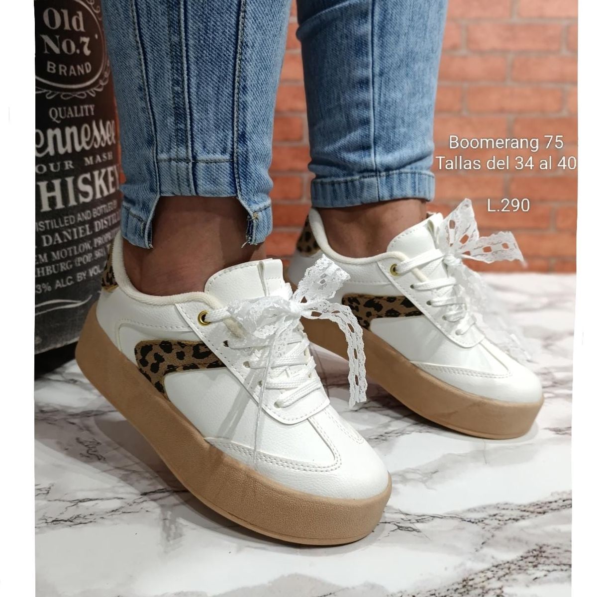 URBAN PLUS - TENIS PARA MUJER BLANCO