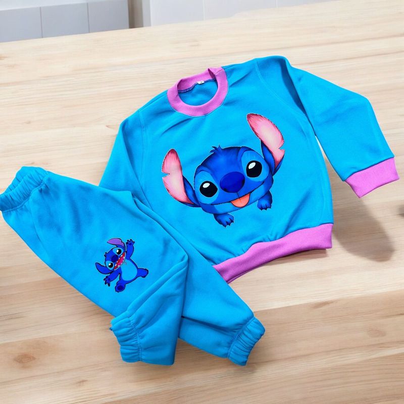 BRYKE - Sudadera Niña Perrito Azul Azul Claro