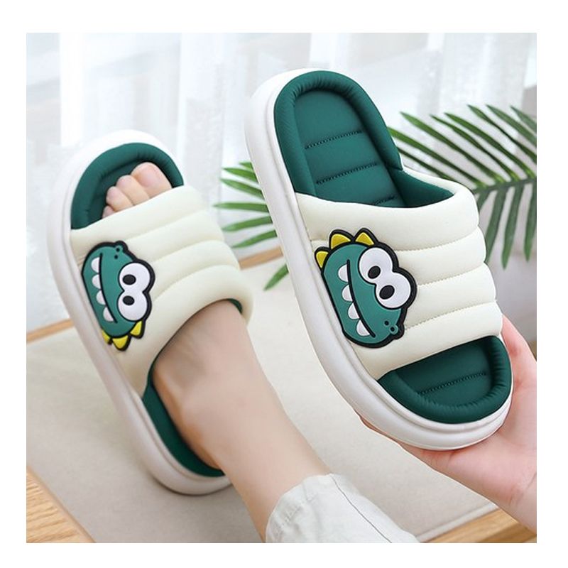 GENERICO - Pantuflas Antideslizantes de Interior de EVA con Diseño de Dinosaurio
