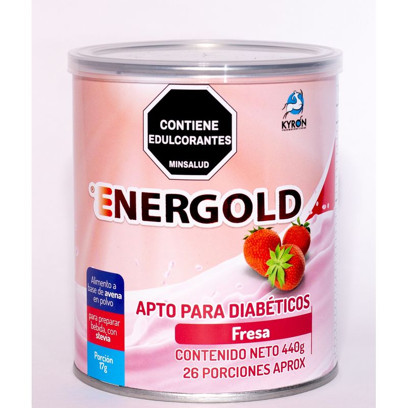 GENERICO - Energold apto para Diabeticos Fresa Tarro x 440 gr