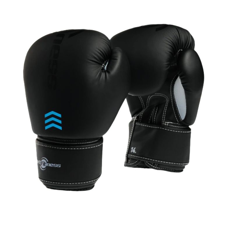 SPORTFITNESS - Guantes Boxeo 14oz Con Cierre De Velcro Ajustable
