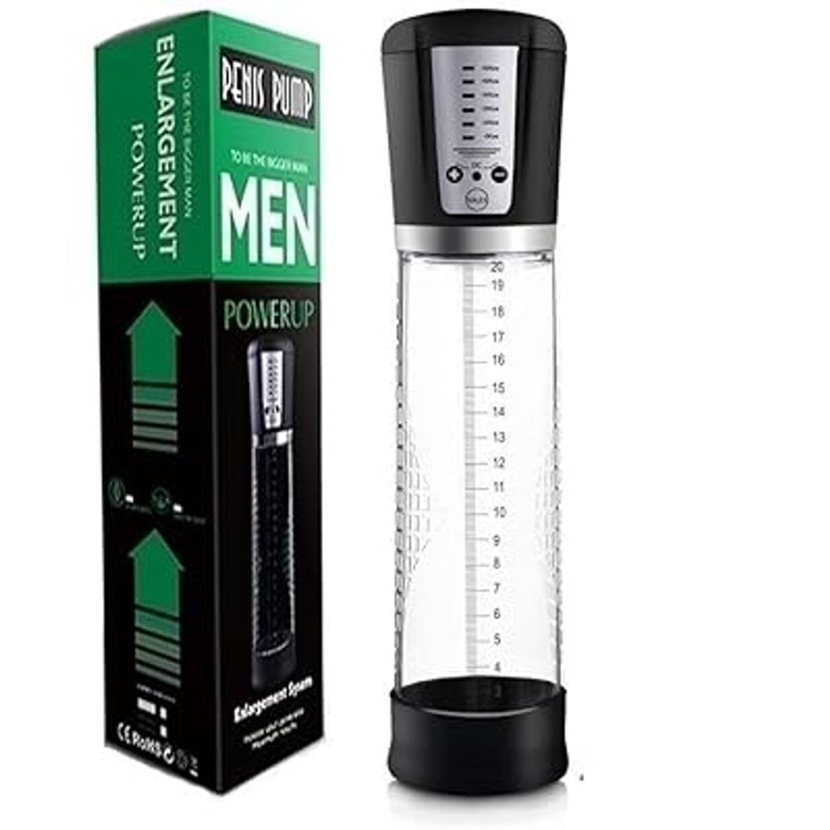 GENERICO - BOMBA ELECTRICA CARGA USB PENIS PUMP MEN