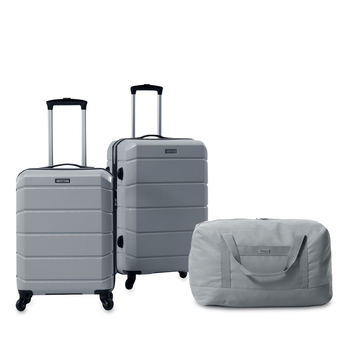 TOTTO - Combo de maletas para viaje rayatta S + M +Tula Gris