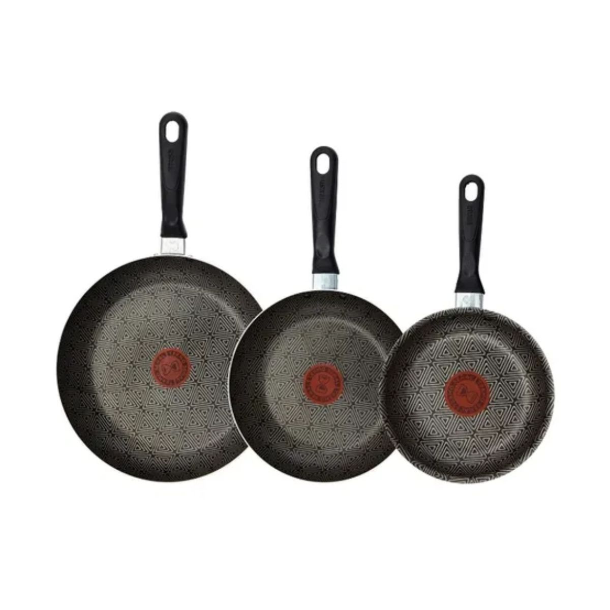 IMUSA - Juego Sartenes Imusa X 3 Triforce Antiadherente Color Gris oscuro