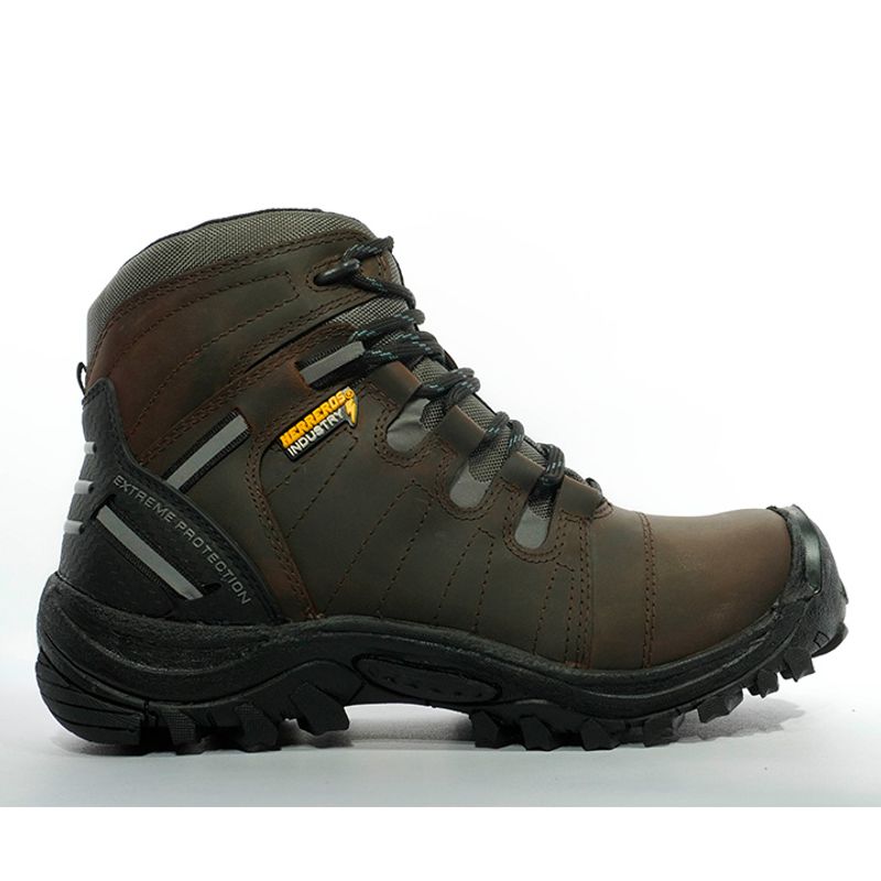 GENERICO - Bota Industrial Cuero Café Origen Danger Pro
