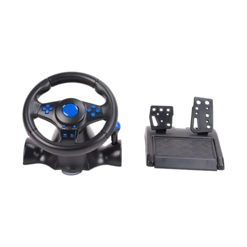 GENERICO - Volante Para Un Juego, Rotación De 180°, 7 En 1, Usb Racing