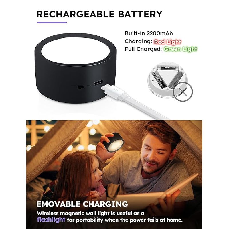 GENERICO - Lámpara LED Recargable Con Control RemotoGENERI