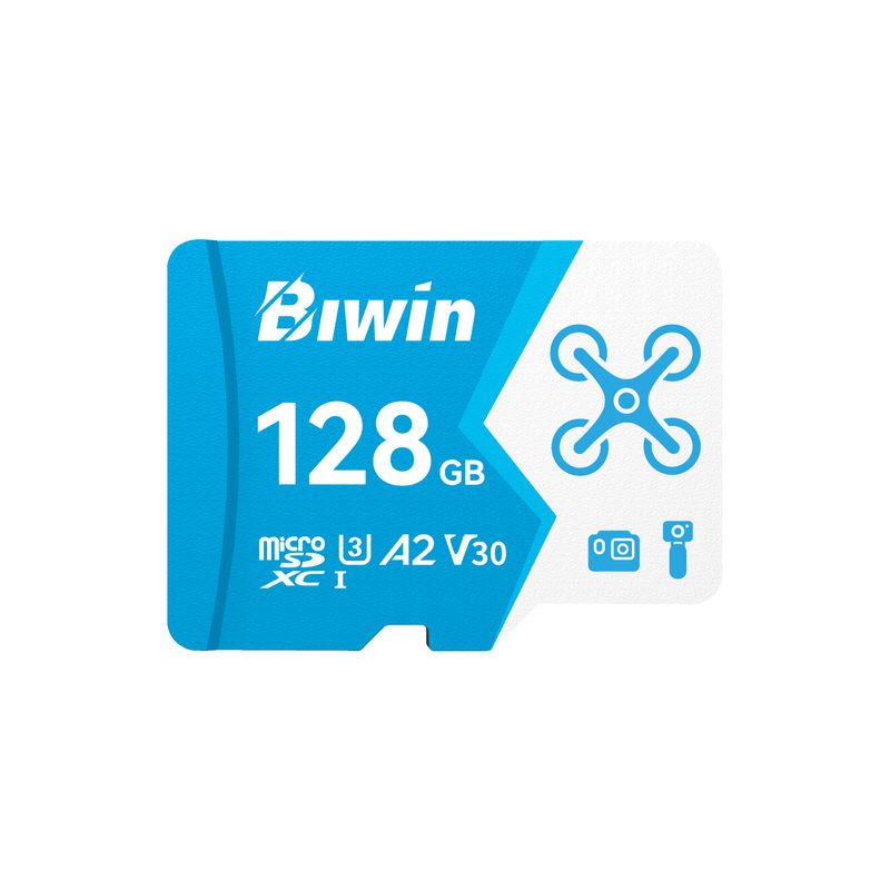GENERICO - Tarjeta MicroSD Biwin MS160 128GB para Cámaras y Drones