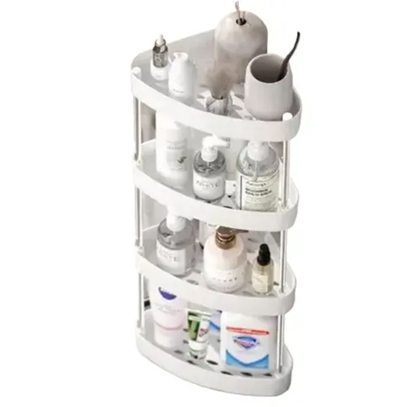 GENERICO - Organizador Esquinero Multiusos Baño - Cocina 4 Niveles
