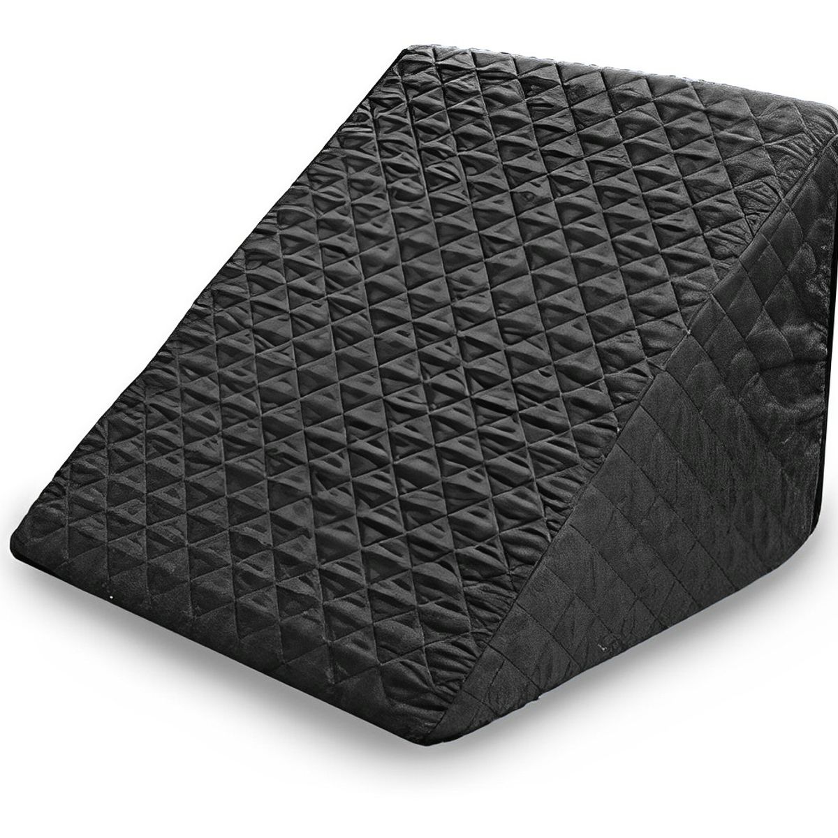 IKSA - Cojín Lumbar Negro en Tela Termosellada y Relleno De Espuma