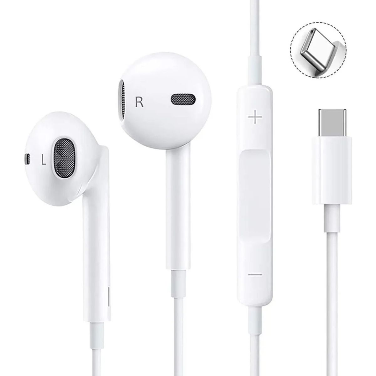 GENERICO - Audifonos Manos Libres Para iPhone 15 Todos Conexión Tipo C