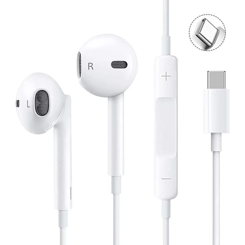 GENERICO - Audifonos Manos Libres Para iPhone 15 Todos Conexión Tipo C