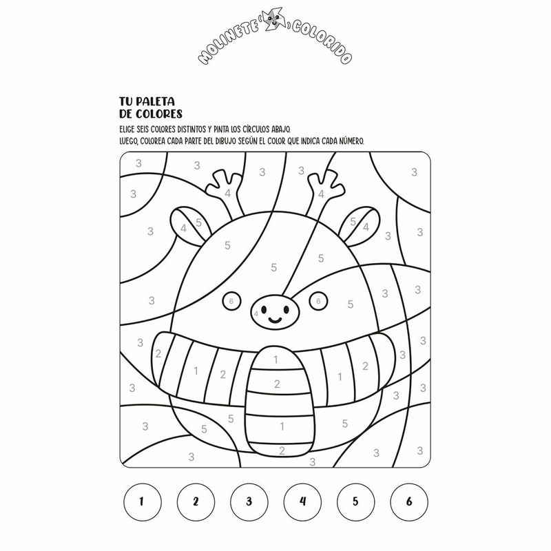 JUGANDO Y EDUCANDO - Libro Didáctico Para Colorear Kawaii Para Niños