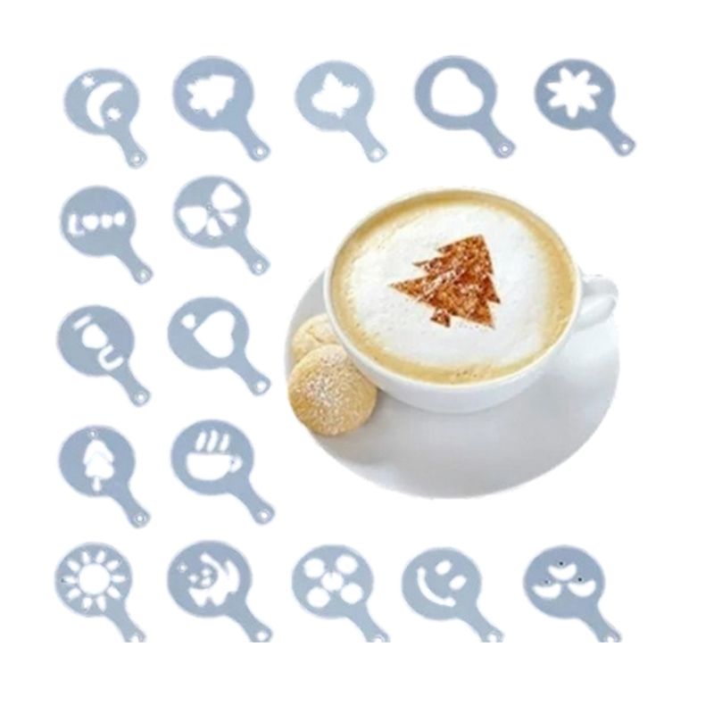 ART CO - Plantillas Cappuccino Coffee Barista Originales