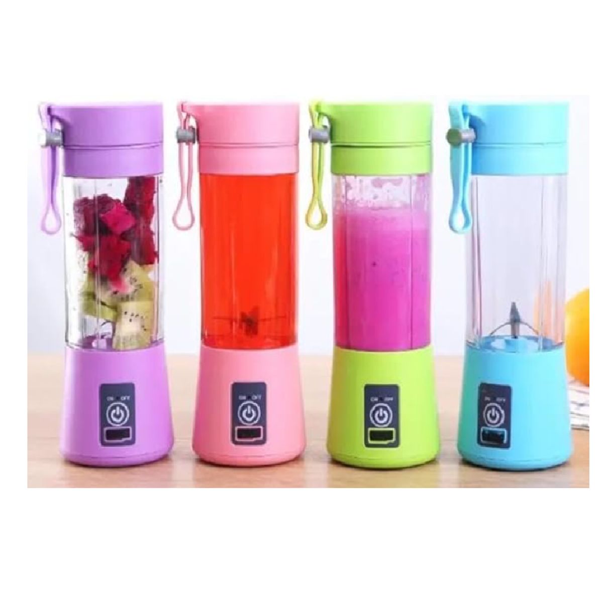 GENERICO - LICUADORA PORTABLE COMPACTA 6 ASPAS HM