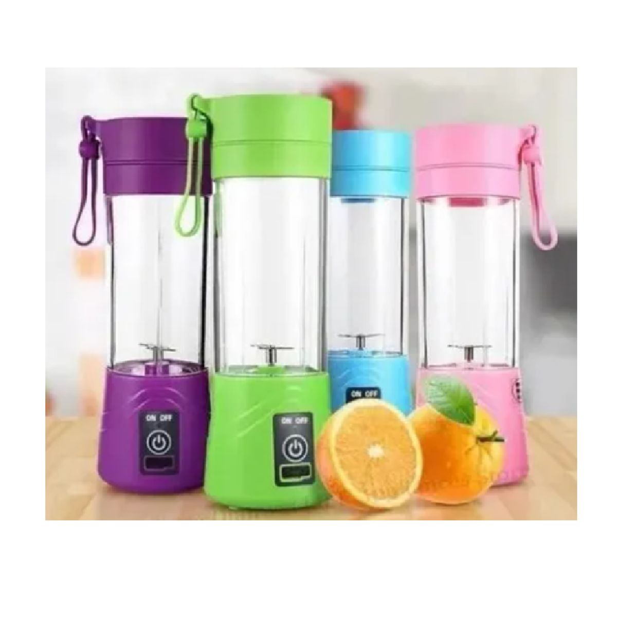 GENERICO - LICUADORA PORTABLE COMPACTA 6 ASPAS HM