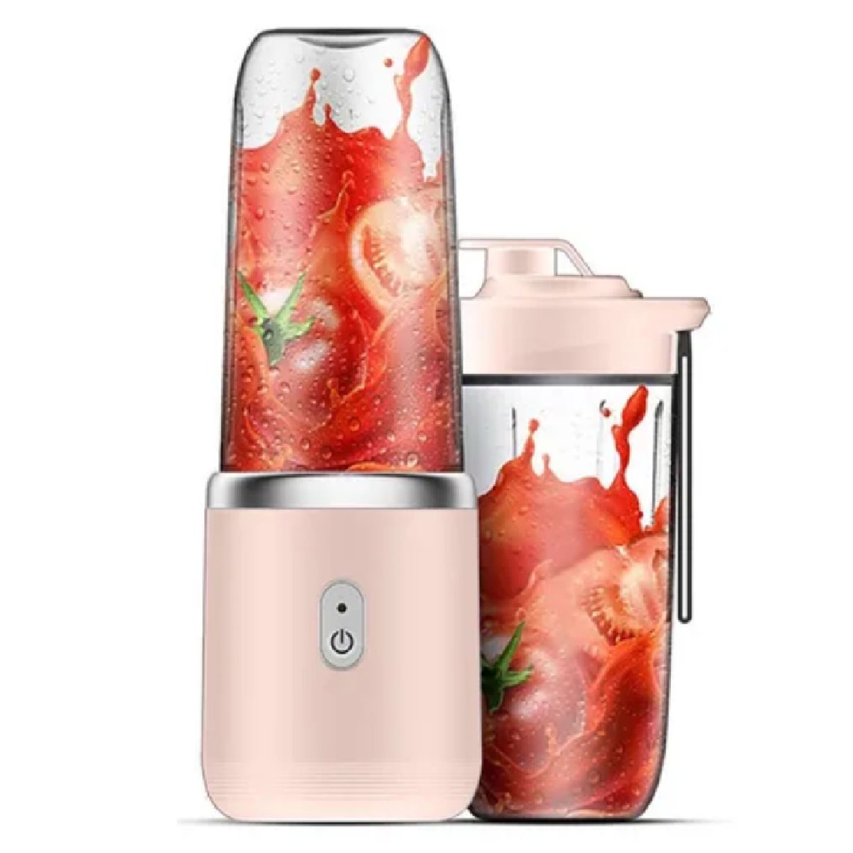 GENERICO - LICUADORA PORTABLE COMPACTA CON DOBLE VASO