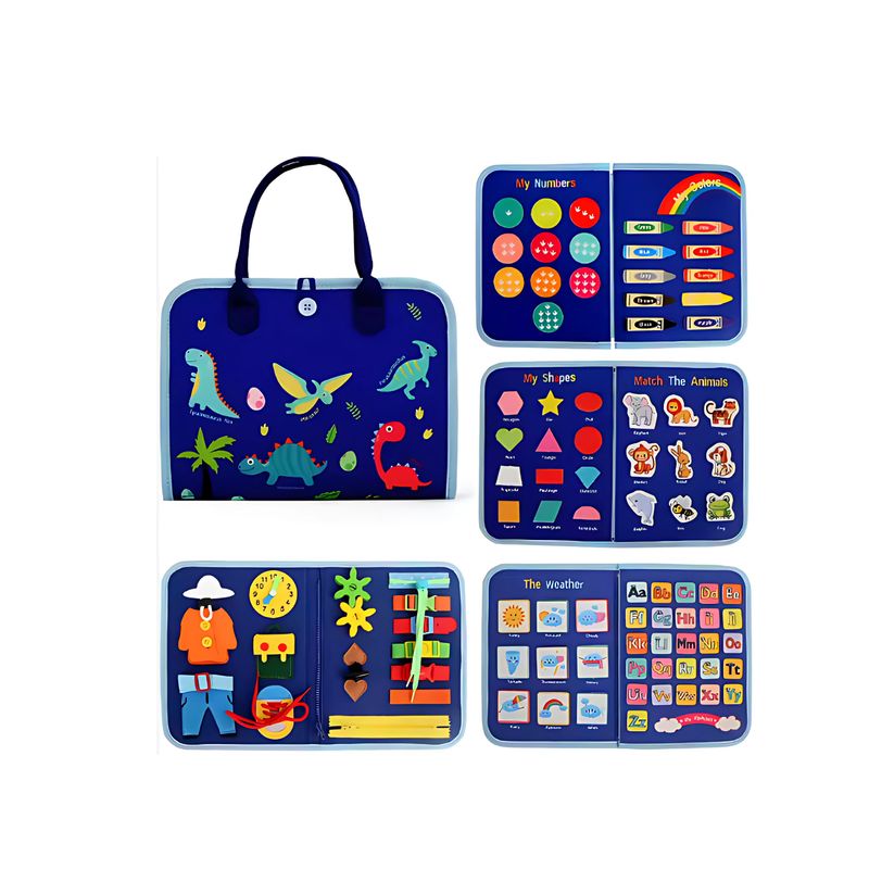 GENERICO - Libro didactico montessori Azul