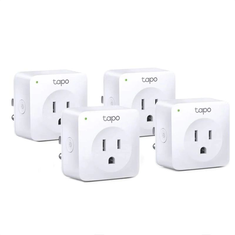 TP LINK - Enchufe Inteligente Wifi Google Alexa Tp-link Tapo P100 4-pack