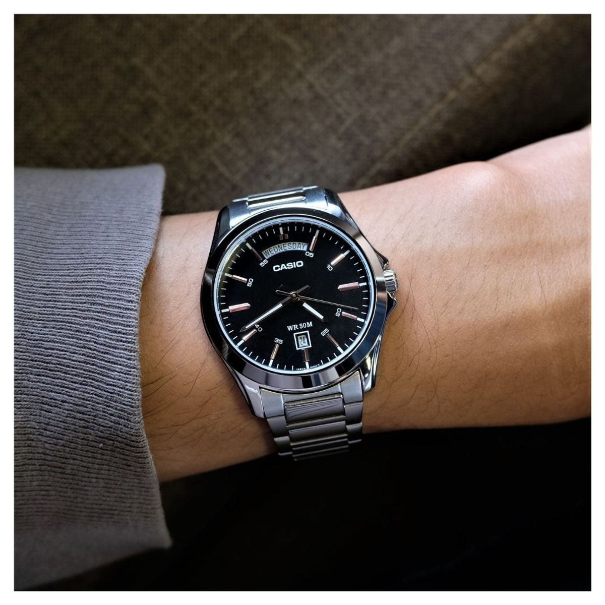 CASIO - Reloj Casio MTP-1370D-1A2 Diseño Clasico