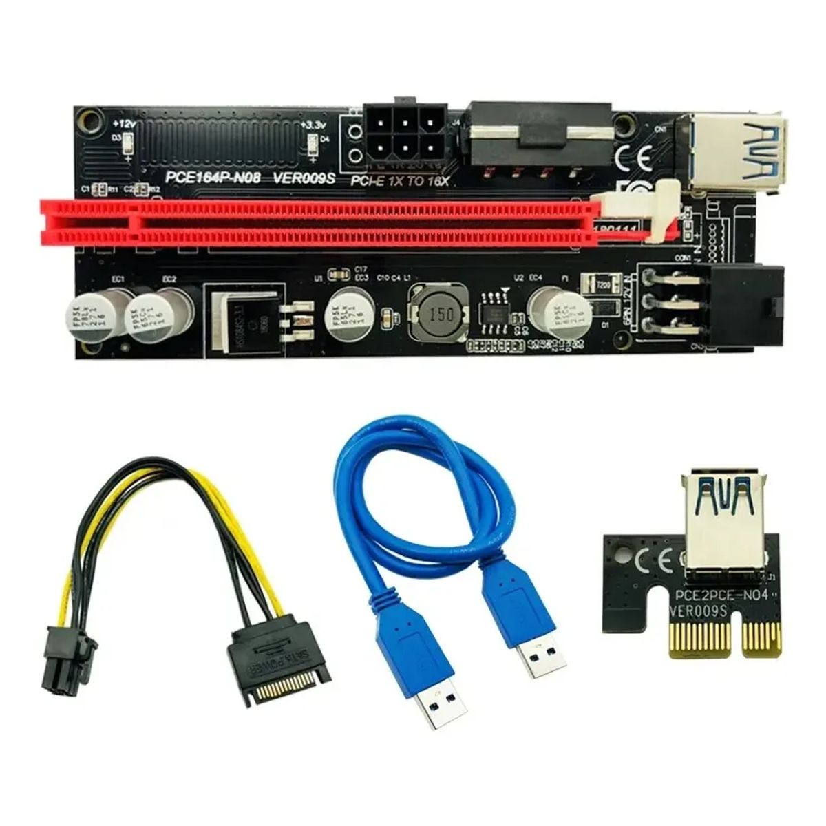 GENERICO - Adaptador Usb Tarjeta Grafica Gpu Extension Pci Computador