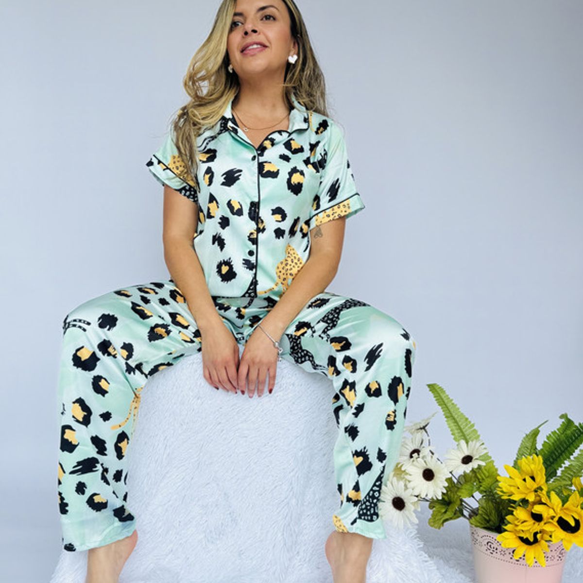 BY MORNING - Pijama Elegant Tigres 1683