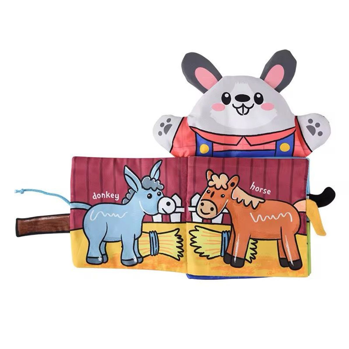 GENERICO - Libro Sensorial Con Títere Incluido Para Bebes Nuevo