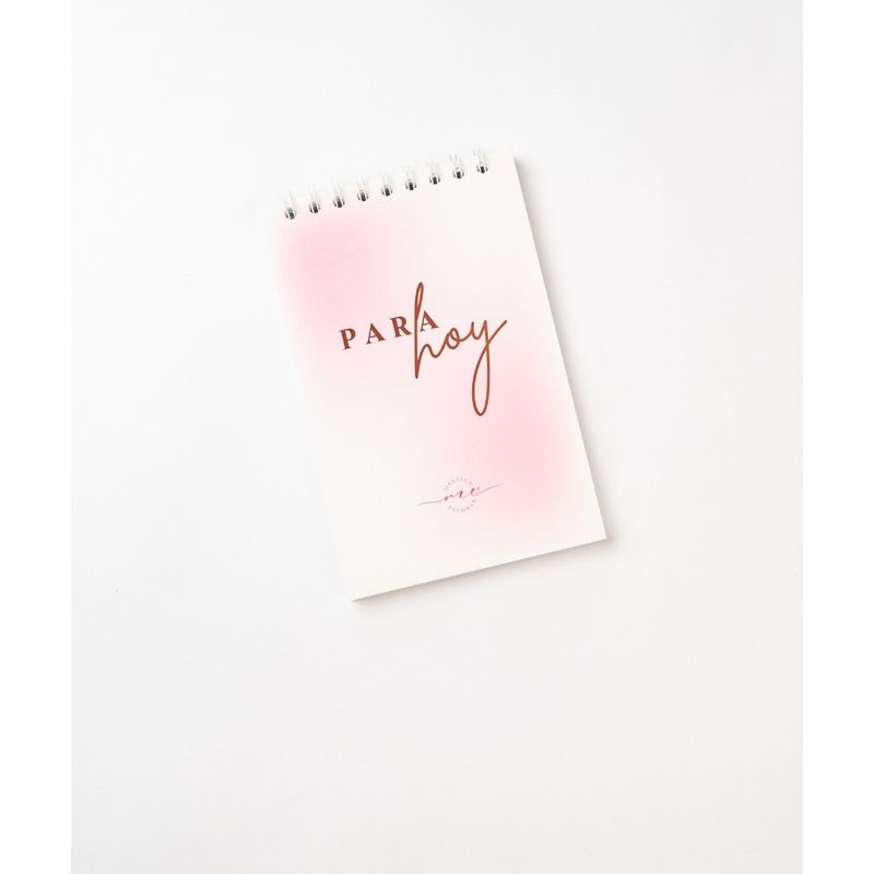 MELISSA ESCOBAR - Para hoy , mi diario financiero, blanco rosa, 2025