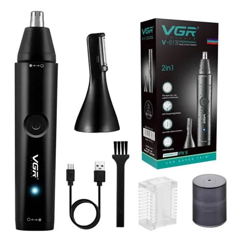 GENERICO - Cortadora Mini Vgr V-613 Vello Nariz Orejas Recargable