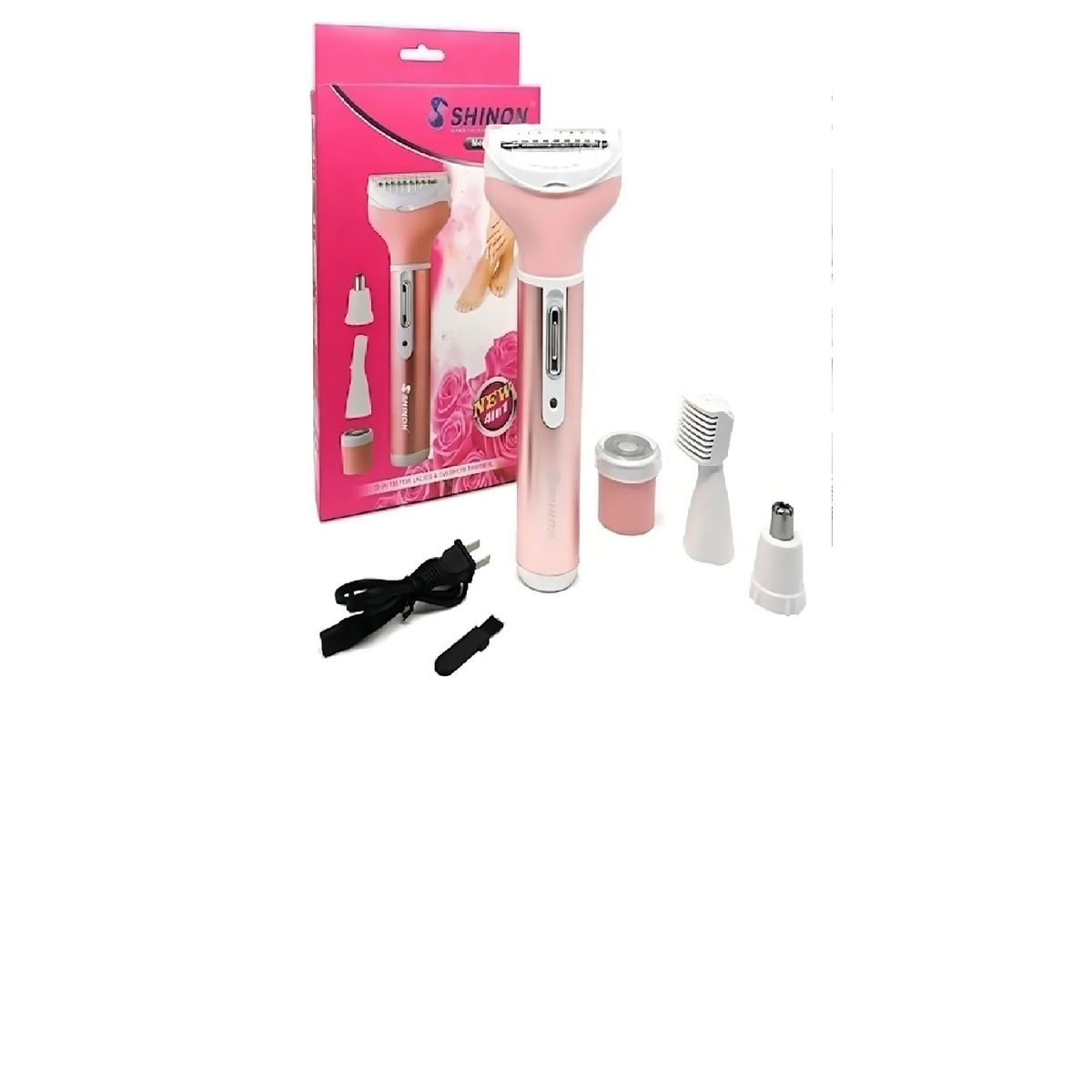 SKY - Depiladora Recargable 4 En 1 Mujer Sh-7657 Electri Shinon