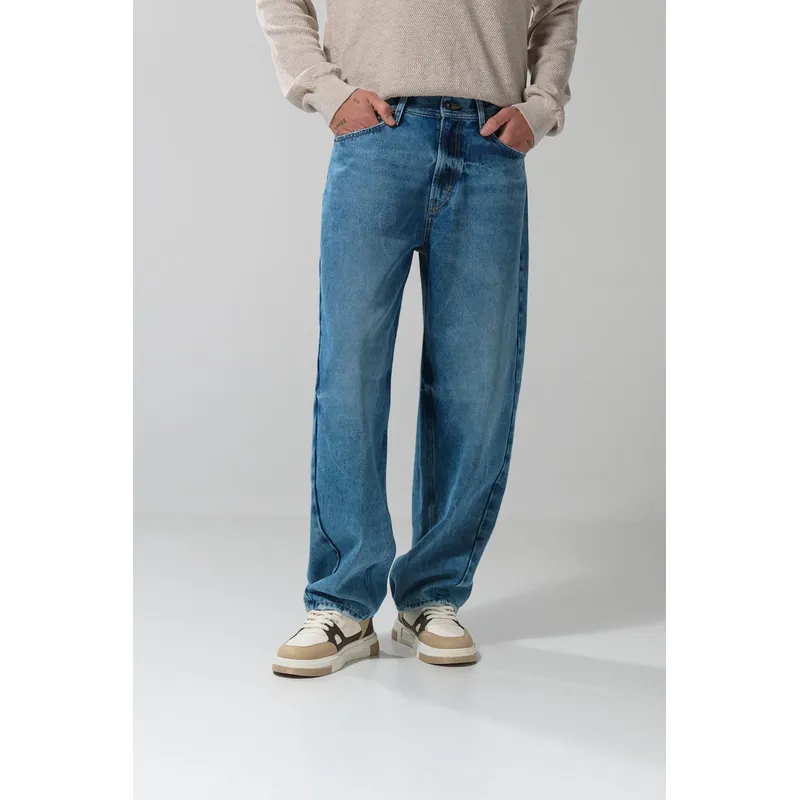 KOAJ - KOAJ Pantalon jean, fit contemporáneo, ultra tendencioso. co Hombre