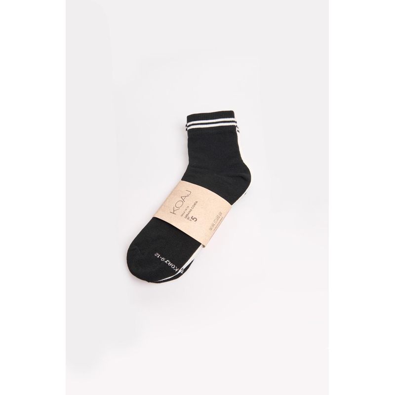 KOAJ - KOAJ Paquete X5 de medias cortas unicolores para hombre, con Hombre
