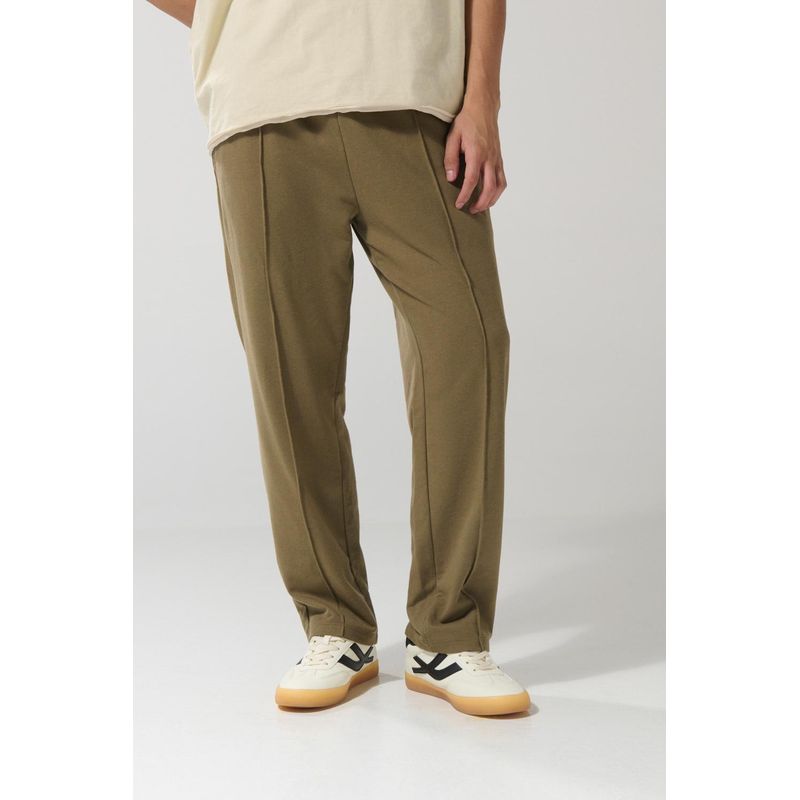 KOAJ - KOAJ Pantalón unicolor jogger para hombre cuenta con cintura Hombre