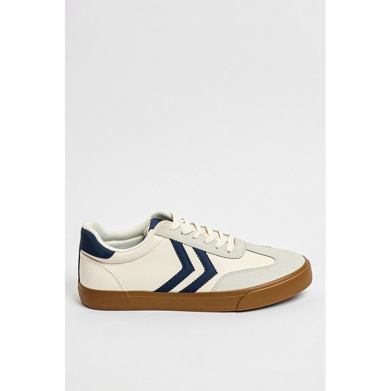 KOAJ - KOAJ Tenis casuales blancos con contrastes azules localizado Hombre