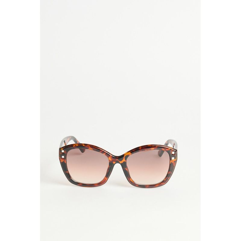 KOAJ - KOAJ Lentes de sol para dama en color negro mate y café con  Mujer