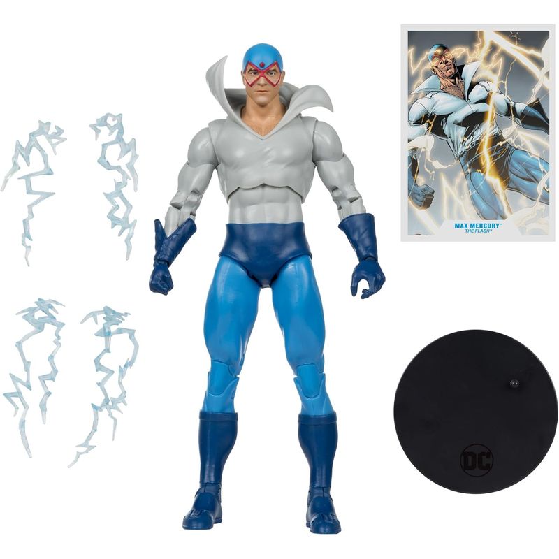 MC FARLANE - Max Mercury Figura The Flash Gold Label Dc Mcfarlane Toys