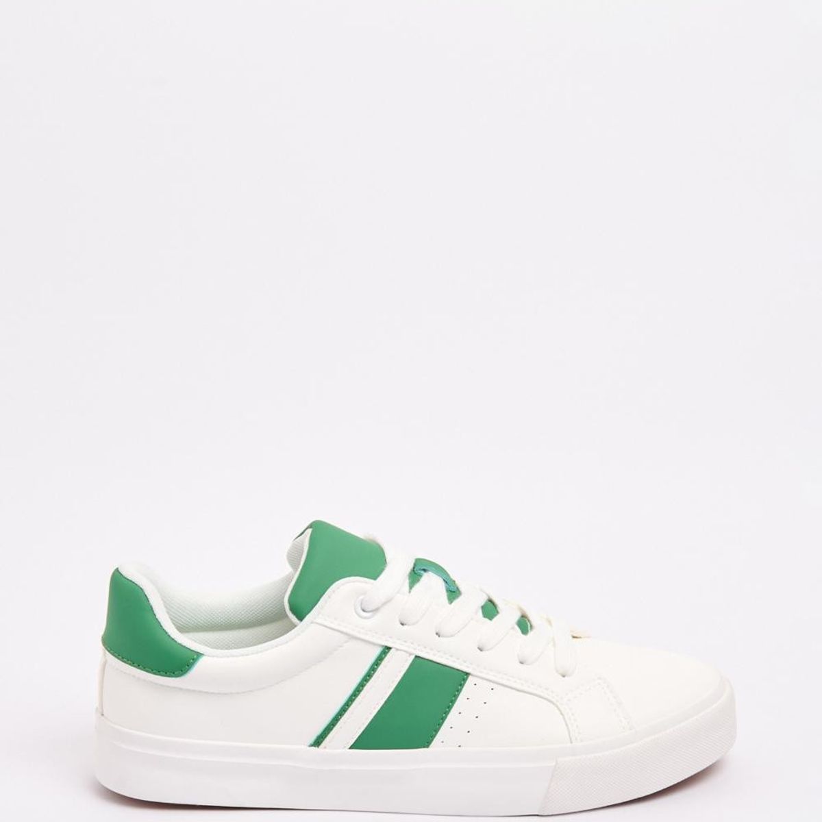 KOAJ - KOAJ Tenis blancos tipo casuales con contrastes y suelas pla Hombre