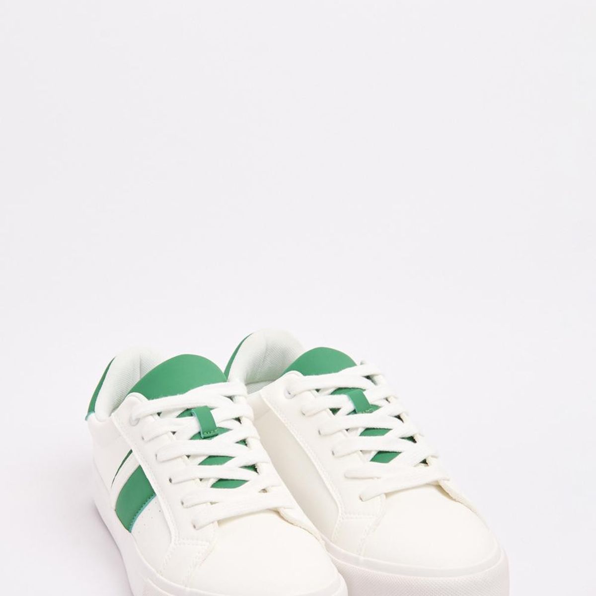 KOAJ - KOAJ Tenis blancos tipo casuales con contrastes y suelas pla Hombre