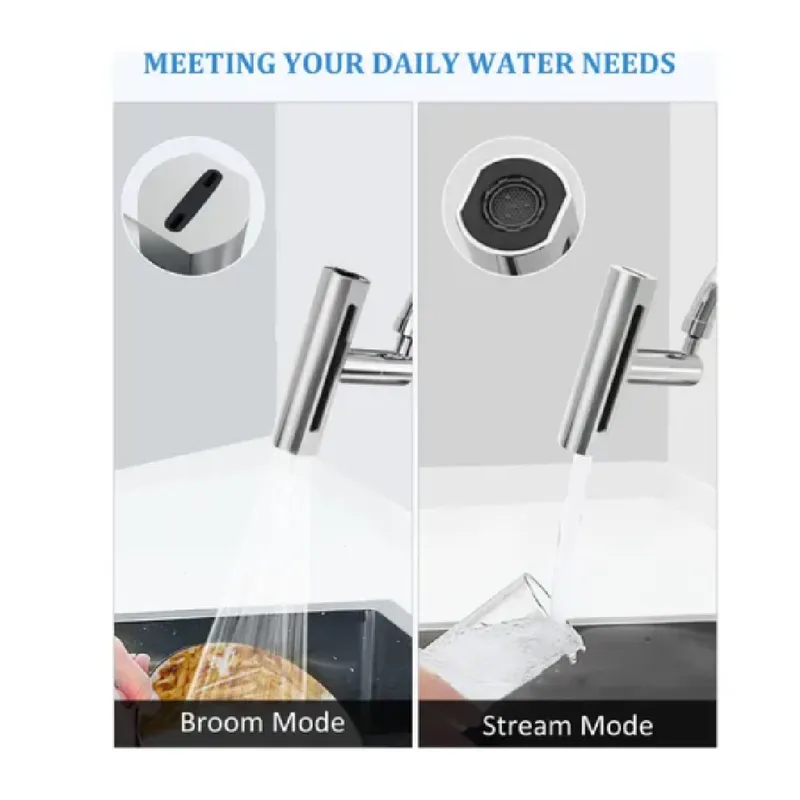 GENERICO - EXTENSOR DE GRIFO TIPO DUCHA CON MODOS EXTRA