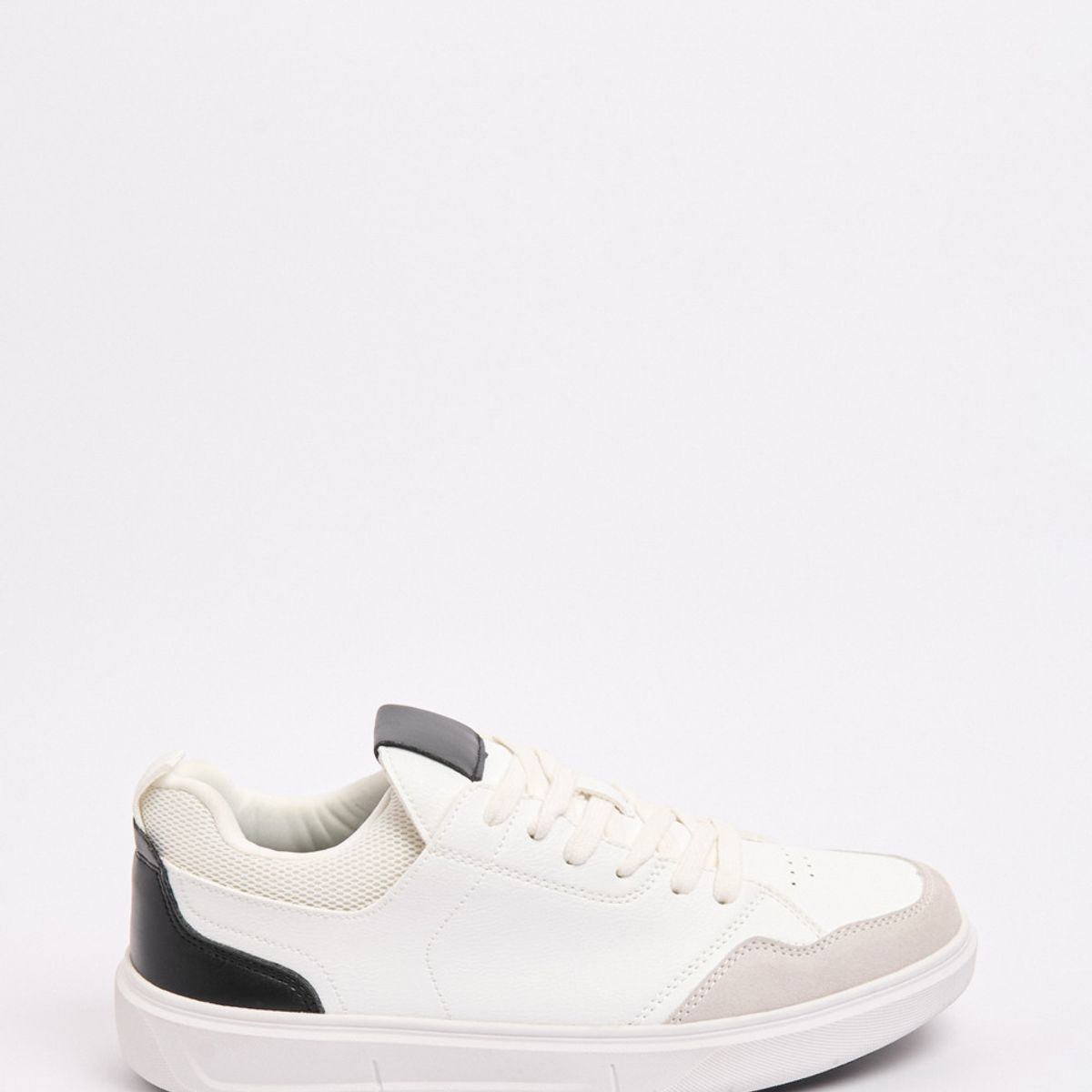 KOAJ - KOAJ Tenis unicolores casuales con cortes delanteros y cont Hombre