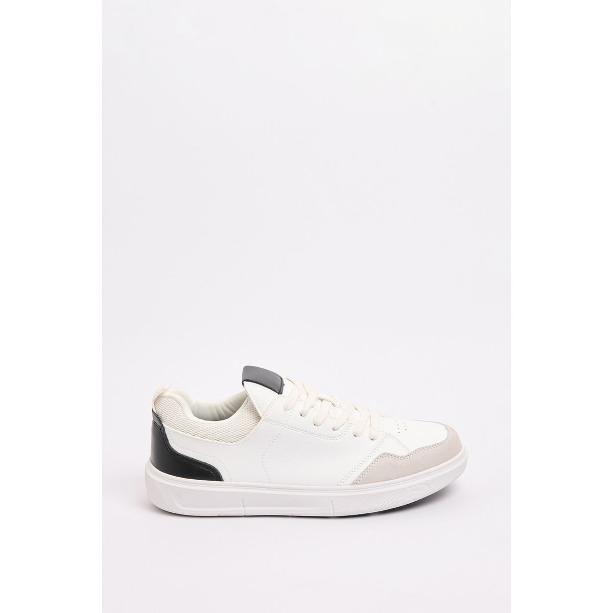 KOAJ - KOAJ Tenis unicolores casuales con cortes delanteros y cont Hombre