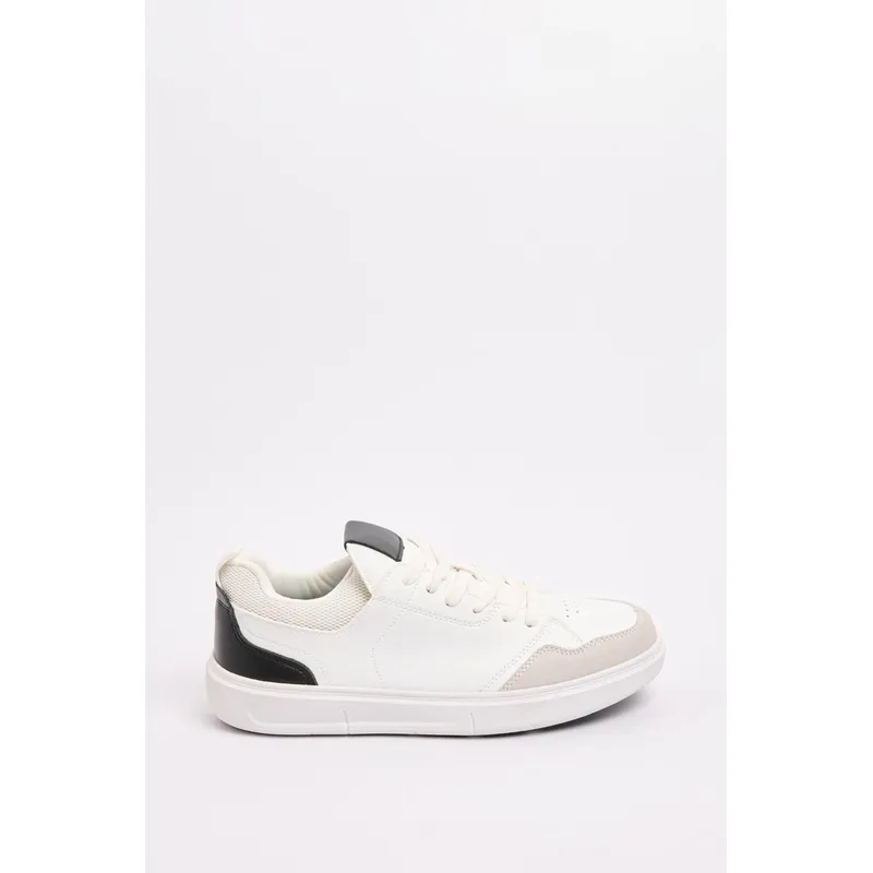 KOAJ - KOAJ Tenis unicolores casuales con cortes delanteros y contr Hombre