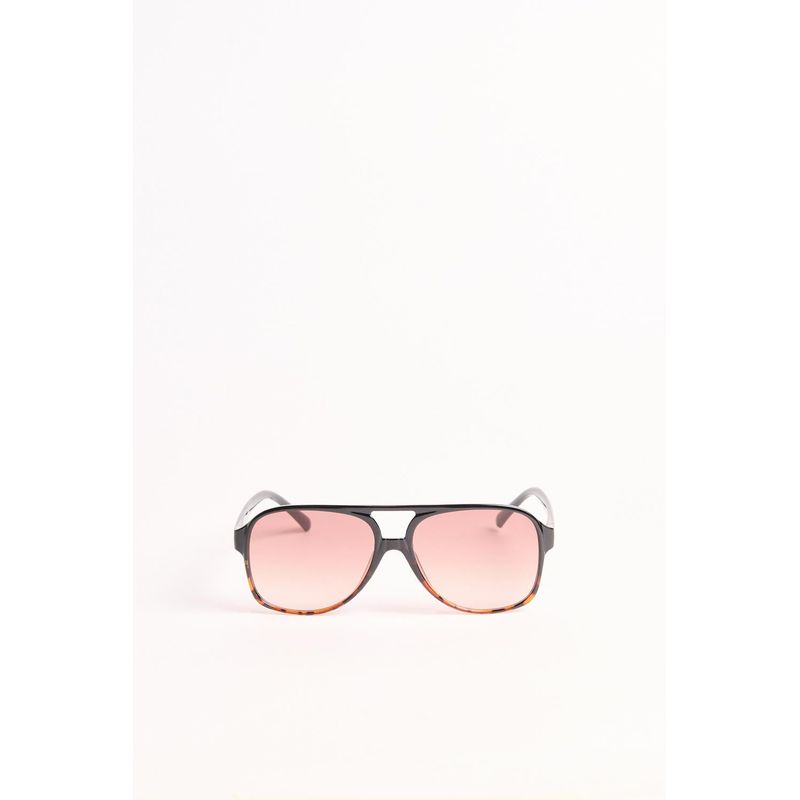 KOAJ - KOAJ Lentes de sol para hombre con marco clásico en pasta ne Hombre