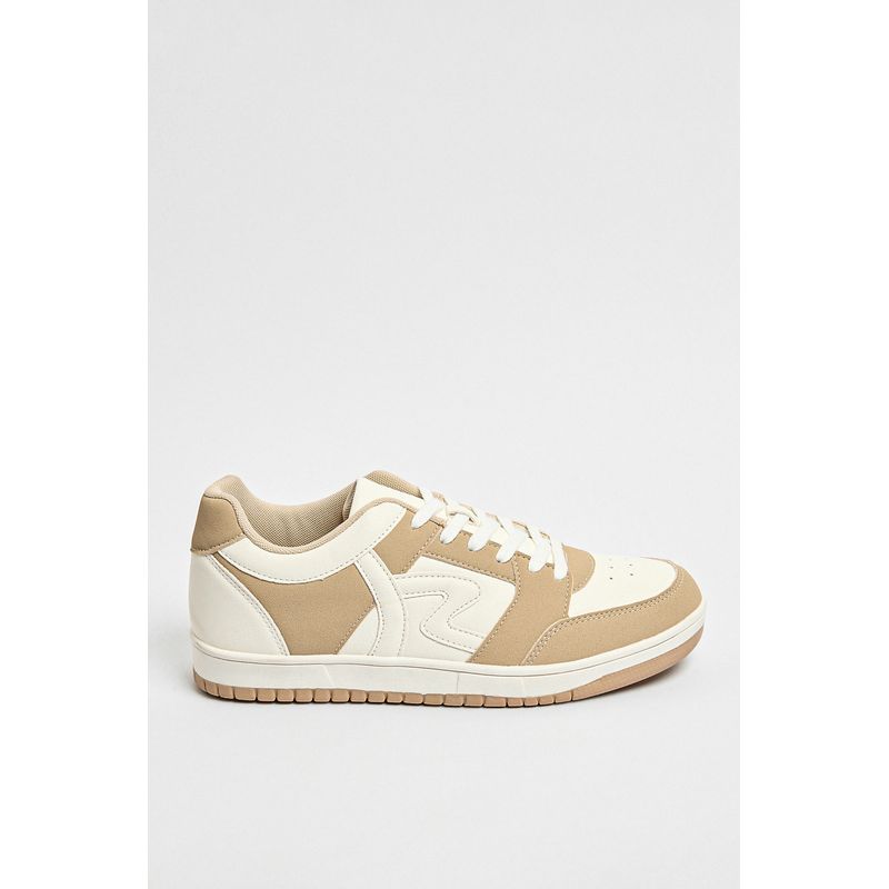 KOAJ - KOAJ Tenis casuales unicolores con perforaciones y cortes Hombre