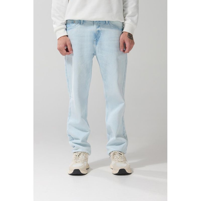 KOAJ - KOAJ Jean azul claro tipo 90´S para hombre cuenta con 5 bols Hombre