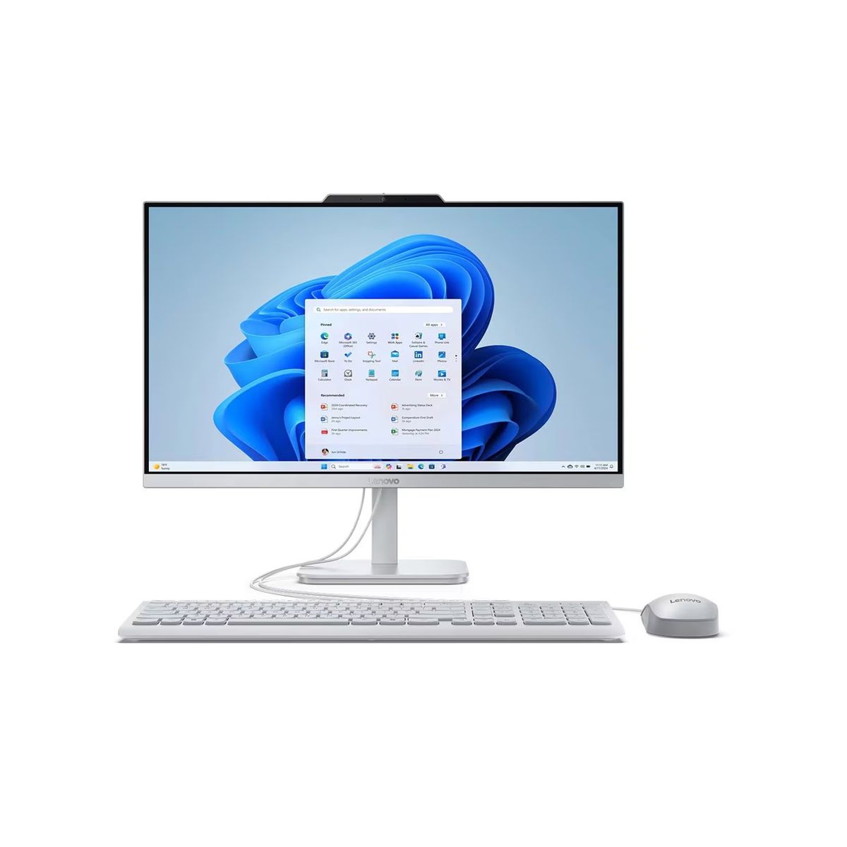 Lenovo - Todo en Uno AIO Lenovo A100 Celeron N100 8GB 512GB SSD Full HD 23.8 F0J6000CLD